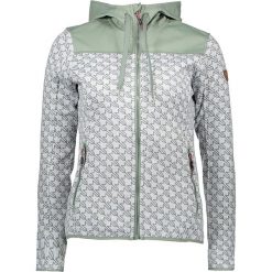 Kurtka polarowa w kolorze szaro-jasnozielonym. Szare bluzy damskie CMP Women, s, bez wzorów, z dzianiny, bez kaptura. W wyprzedaży za 193,95 zł.