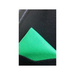 Poszetka Szmaragdowa. Szare poszetki męskie marki Edyta kleist, w paski, z tkaniny, eleganckie. Za 49,00 zł.