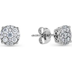 RABAT Kolczyki Białe Złoto - złoto białe 585, Brylant 0,41ct. Żółte kolczyki damskie marki W.KRUK, z brylantem, złote. W wyprzedaży za 2890,00 zł.