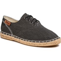 Espadryle BIG STAR - FF174530 Black. Czarne espadryle męskie BIG STAR, bez wzorów, z tworzywa sztucznego. Za 129,00 zł.