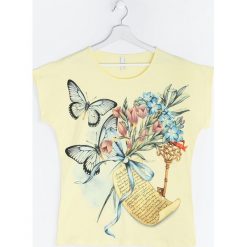 Bluzki damskie: Żółty T-shirt I’m Still Remembering