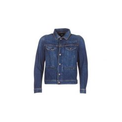 Kurtki jeansowe G-Star Raw D-STAQ 3D DC S JKT. Niebieskie kurtki męskie G-Star RAW, s, bez wzorów, z jeansu, retro, bez kaptura. Za 663,20 zł.
