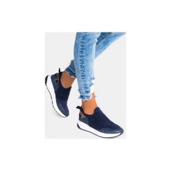 Buty sportowe damskie: Granatowe buty sportowe Olympia