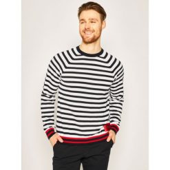 Sweter Hugo Slusso 50423255. Białe swetry męskie HUGO, m, bez wzorów, klasyczne, z klasycznym kołnierzykiem, bez kaptura. W wyprzedaży za 359,00 zł.