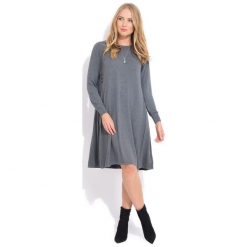 Fille Du Couturier Sukienka Damska Suzie 36 Szary. Szare sukienki balowe Fille Du Couturier, z długim rękawem. Za 299,00 zł.