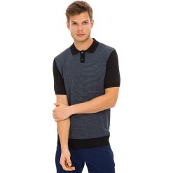 Koszulka polo w kolorze czarnym ze wzorem. Czarne koszulki męskie GALVANNI, xl, bez wzorów, polo, bez rękawów. W wyprzedaży za 249,95 zł.
