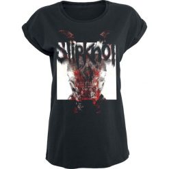 Slipknot All Out Life Koszulka damska czarny. Czarne t-shirty damskie marki Slipknot, l, z nadrukiem, z okrągłym kołnierzem. Za 99,90 zł.