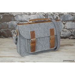 Torby na ramię męskie: Filcowa torba na ramię, torba na laptopa