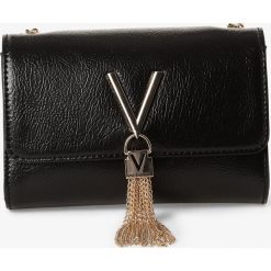 Valentino - Damska torebka na ramię, czarny. Czarne torebki klasyczne damskie Valentino, w paski, na ramię, bez dodatków. Za 279,95 zł.