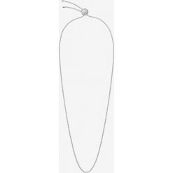 Calvin Klein Side Naszyjnik Srebrny. Szare naszyjniki damskie Calvin Klein, srebrne. Za 595,95 zł.