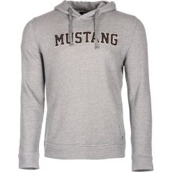 Mustang bluza męska Fancy XXL szara. Szare bluzy męskie Mustang, xxl, bez wzorów, z kapturem, bez rękawów, bez kaptura. W wyprzedaży za 241,00 zł.