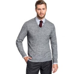 Sweter FABRIZIO SWWR000142. Szare swetry męskie Giacomo Conti, na zimę, m, bez wzorów, z bawełny, biznesowe, bez kołnierzyka, bez kaptura. Za 399,00 zł.