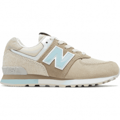 New Balance GC574SB. Szare buciki niemowlęce marki New Balance, z materiału. W wyprzedaży za 149,99 zł.