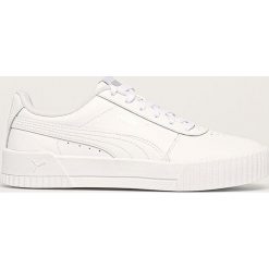 Puma - Buty Carina L. Białe buty sportowe damskie Puma, bez wzorów, z gumy, sportowe. Za 269,90 zł.