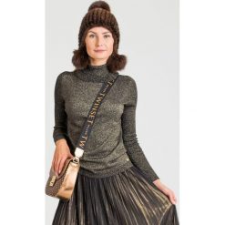 GOLF Twinset. Czarne swetry damskie Twinset, s, z aplikacjami, bez rękawów, bez kaptura. Za 609,00 zł.