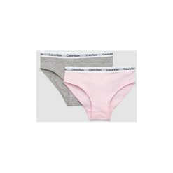 Slipy Calvin Klein Jeans G80G895000 2 PACK BIKINI. Szare skarpetki dziewczęce Calvin Klein Jeans, z jeansu. Za 90,76 zł.