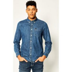 Koszula Lee Button Down L880PLLA. Niebieskie koszule męskie Lee, s, bez wzorów, casualowe, button down, bez rękawów. W wyprzedaży za 219,00 zł.