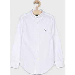Polo Ralph Lauren - Koszula dziecięca 134-176 cm. Białe koszule chłopięce z bawełny, polo, długie. Za 279,90 zł.