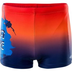 Kąpielówki chłopięce: AQUAWAVE Kąpielówki juniorskie Tarym Kids Blue Gradient/ Orange Print r. 98