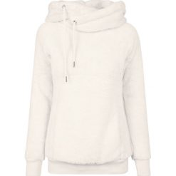 Bluzy damskie: Urban Classics Ladies Long Teddy Hoodie Bluza z kapturem damska biały (Old White)
