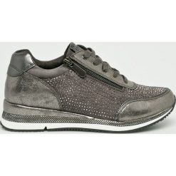 Marco Tozzi - Buty. Szare buty sportowe damskie marki Marco Tozzi, bez wzorów, z materiału, sportowe. W wyprzedaży za 159,90 zł.