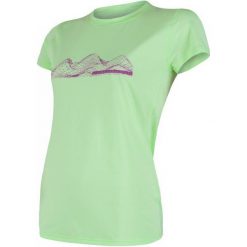 Sensor T-Shirt Damski Coolmax Fresh Pt Mountains Jasnozielony S. Zielone koszulki damskie termoaktywne Sensor, s, bez wzorów, z materiału. W wyprzedaży za 89,00 zł.