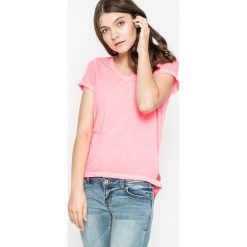 Superdry - Top. Różowe topy damskie Superdry, s, z bawełny. W wyprzedaży za 59,90 zł.