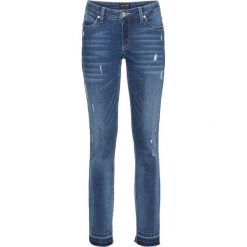 Boyfriendy damskie: Dżinsy SKINNY 7/8 bonprix niebieski „stone”