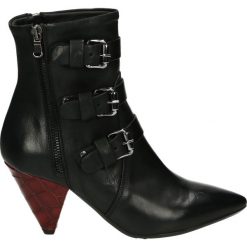 Botki - FK163Y5 TE NE. Czarne botki damskie skórzane marki Venezia. Za 599,00 zł.