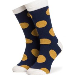 Skarpety Wysokie Męskie DOTS SOCKS - DTS-SX-109-X Czarny. Czarne skarpetki męskie Dots Socks, bez wzorów, z elastanu. Za 19,90 zł.