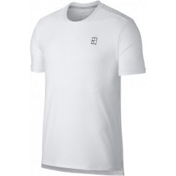 Nike Męska Koszulka Sportowa M Nkct Top Ss Checkered Bl White Black Xl. Czarne koszulki sportowe męskie marki Nike, xl, z poliesteru, tenisowe. Za 179,00 zł.