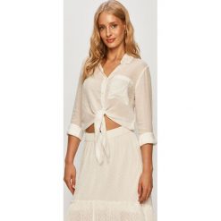 Tally Weijl - Koszula. Niebieskie bluzki damskie TALLY WEIJL, s, bez wzorów, z wiskozy, klasyczne, z klasycznym kołnierzykiem, z długim rękawem. Za 59,90 zł.