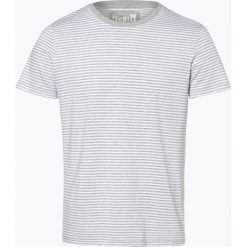 DENIM by Nils Sundström - T-shirt męski, czarny. Czarne t-shirty męskie DENIM by Nils Sundström, l, w paski, z denimu, z klasycznym kołnierzykiem. Za 49,95 zł.
