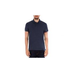 Koszulki polo z krótkim rękawem Rrd POLO MACRO. Niebieskie koszulki męskie Rrd, m, bez wzorów, z krótkim rękawem. Za 370,75 zł.