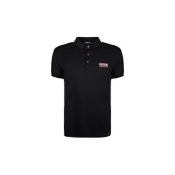 Koszulki polo z krótkim rękawem Roberto Cavalli HYX50T CH055 / Basic Logo SS Polo. Czarne koszulki męskie Roberto Cavalli, xl, bez wzorów, z krótkim rękawem. Za 249,00 zł.