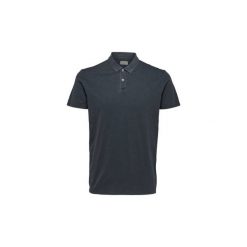 Koszulki polo z krótkim rękawem Selected 16061238 BEN. Niebieskie koszulki męskie Selected, m, bez wzorów, z krótkim rękawem. Za 76,81 zł.