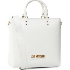 Torebka LOVE MOSCHINO - JC4266PP0AKM0100 Bianco. Białe torebki klasyczne damskie Love Moschino, bez wzorów, ze skóry ekologicznej, klasyczne, bez dodatków. Za 869,00 zł.