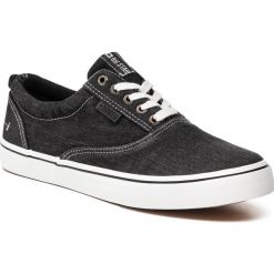 Tenisówki BIG STAR - DD174180 Black. Czarne półbuty męskie BIG STAR, na co dzień, bez wzorów, z gumy, retro, bez zapięcia. W wyprzedaży za 99,00 zł.