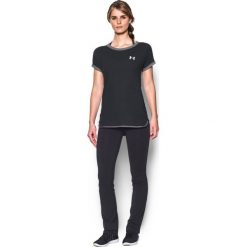 Topy sportowe damskie: Under Armour Koszulka damska Mesh Inset Wordmark T-BMR czarna r. M (1290677-001)