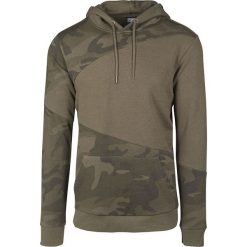Urban Classics Camo Zig Zag Hoody Bluza z kapturem oliwkowy/kamuflaż oliwkowy. Zielone bejsbolówki męskie Urban Classics, xl, z kapturem. Za 199,90 zł.
