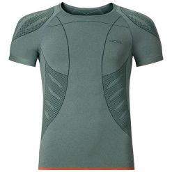 Odlo Koszulka s/s crew neck EVOLUTION LIGHT r.L zielona (181072). Zielone t-shirty męskie marki Odlo, l. Za 169,95 zł.