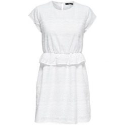 Only Kobiety Ubierają Silvija Capsleeve Anglais Dress Stopień Kompatybilności Bright White (Rozmiar 38). Białe spódniczki damskie marki ONLY. W wyprzedaży za 111,00 zł.