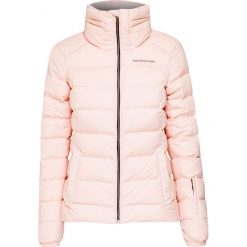 Kurtka narciarska PEAK PERFORMANCE VELAERO DOWN JACKET. Różowe kurtki damskie Peak Performance, bez wzorów, z tkaniny, eleganckie, bez kaptura, narciarskie. Za 2400,00 zł.