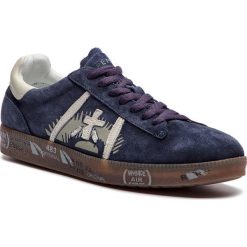 Sneakersy PREMIATA - Andy 3320 Granatowy. Niebieskie sneakersy męskie marki Premiata, na co dzień, bez wzorów, ze skóry, bez zapięcia. W wyprzedaży za 439,00 zł.