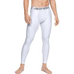 Under Armour Armour 2.0 Legginsy Biały. Białe spodnie męskie Under Armour, s, bez wzorów, z elastanu. Za 188,95 zł.