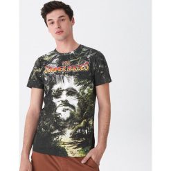 T-shirt z nadrukiem The summer heroes - Kremowy. Białe t-shirty męskie House, s, z nadrukiem, bez kołnierzyka. Za 49,99 zł.
