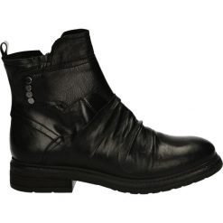 Botki - 1500 RIO NERO. Czarne botki damskie skórzane marki Venezia. Za 239,00 zł.
