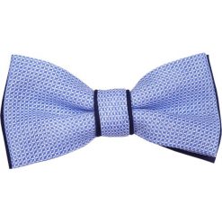 Błękitna mucha - kostka A14. Niebieskie muszki męskie Modini Moda Męska, na co dzień, bez wzorów, eleganckie. Za 49,50 zł.