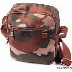 Torba miejska II na ramię - Nuff wear - woodland. Brązowe torby męskie na ramię marki Pakamera. Za 69,00 zł.