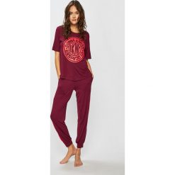 Dkny - Piżama. Czarne piżamy damskie DKNY, s, z nadrukiem, z elastanu, bez rękawów. Za 419,90 zł.